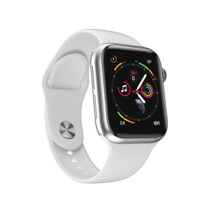 Ceas Smartwatch Premium W37, Tehnologie Tactila de Ultima Generatie, Monitorizare ritm cardiac si tensiune arteriala, Rezistent la Apa, din metal si silicon, Watch 7
