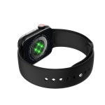 Ceas Smartwatch Premium W37, Tehnologie Tactila de Ultima Generatie, Monitorizare ritm cardiac si tensiune arteriala, Rezistent la Apa, din metal si silicon, Watch 7
