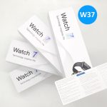 Ceas Smartwatch Premium W37, Tehnologie Tactila de Ultima Generatie, Monitorizare ritm cardiac si tensiune arteriala, Rezistent la Apa, din metal si silicon, Watch 7