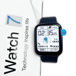 Ceas Smartwatch Premium W37, Tehnologie Tactila de Ultima Generatie, Monitorizare ritm cardiac si tensiune arteriala, Rezistent la Apa, din metal si silicon, Watch 7