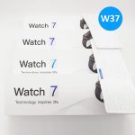 Ceas Smartwatch Premium W37, Tehnologie Tactila de Ultima Generatie, Monitorizare ritm cardiac si tensiune arteriala, Rezistent la Apa, din metal si silicon, Watch 7