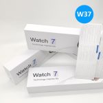 Ceas Smartwatch Premium W37, Tehnologie Tactila de Ultima Generatie, Monitorizare ritm cardiac si tensiune arteriala, Rezistent la Apa, din metal si silicon, Watch 7