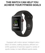 Smartwatch T500 pentru Android si iOS, Monitorizare Cardiaca, Tensiune Arteriala, Sedentarism, Somn, Bluetooth 4.2, HiWatch