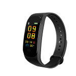 Bratara Fitness pentru monitorizare tensiune arteriala, ritm cardiac, nivel oxigen, pedometru, primire notificari, model M5