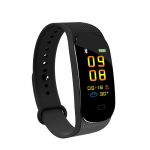 Bratara Fitness pentru monitorizare tensiune arteriala, ritm cardiac, nivel oxigen, pedometru, primire notificari, model M5