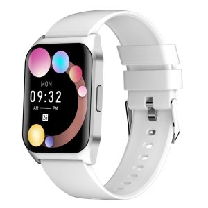 Smartwatch unisex rezistent la apa si praf ecran tactil elegant confortabil la purtare compatibil iOS si Android E17S 2