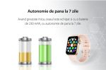 Ceas Smartwatch D06, cu Moduri sportive, Functii sanatate, Monitorizare somn, Memento sedentar, Alarma, Istoric apeluri