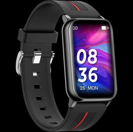 Smartwatch unisex, ecran 1.57 inch, compatibil iOs si Android, rezistent la apa si praf IP68, model H76