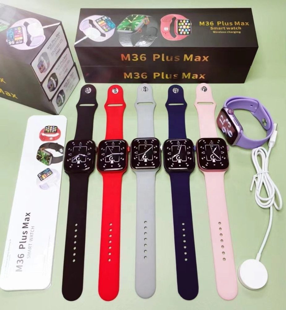 Smartwatch Ultrapremium, impermeabil IP67, touch screen responsive, functii multiple, M36 Plus Max 39