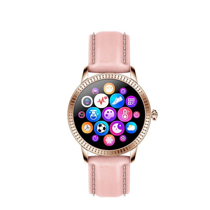 Ceas Smartwatch pentru Femei, Impermeabil, Monitor Ritm Cardiac, Baterie 150 mAh, model CF18P 37