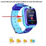 Ceas smartwatch pentru copii, ecran tactil, urmarire GPS, rezistenta IP67, S12