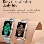 Ceas Smartwatch pentru femei, display 1.45 inch, functii sanatate, calorii, pasi, ritm cardiac, model ZX19
