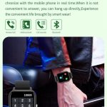 Ceas Smartwatch Unisex, ecran 1.7 inch, rezistent si impermeabil, functii multiple, KT50