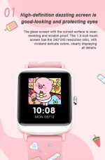 Smartwatch pentru copii, model P50, design modern si comod la purtare, viu colorat, functii interactive, monitorizare stare de sanatate