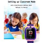Ceas smartwatch pentru copii, ecran tactil, urmarire GPS, rezistenta IP67, S12