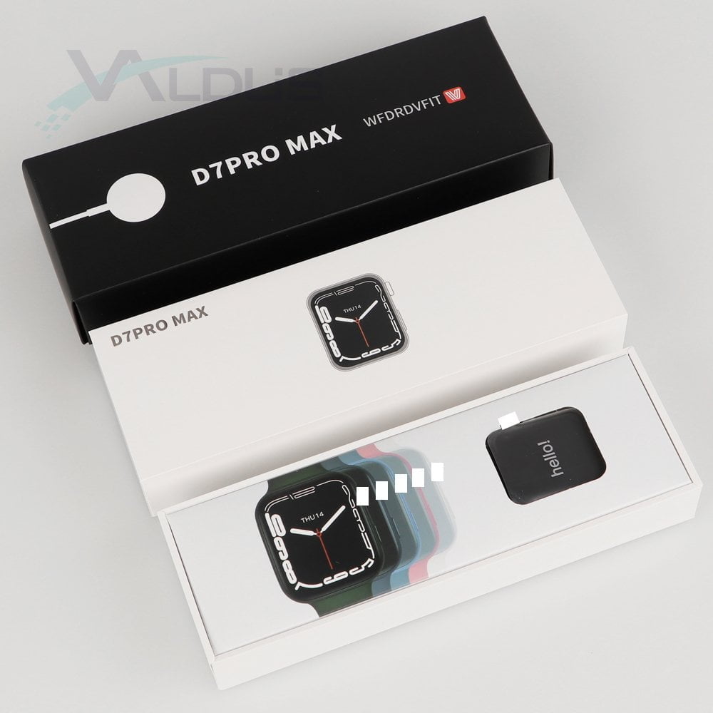 Smartwatch premium seria 7, GPS incorporat, rezistent la apa, functii multiple, D7 Pro Max 38