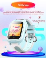 Ceas Smartwatch pentru Copii, sim 4G, GPS, jocuri video, pentru fete si baieti, DF55