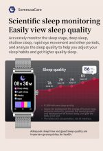 Ceas Smartwatch pentru femei, display 1.45 inch, functii sanatate, calorii, pasi, ritm cardiac, model ZX19