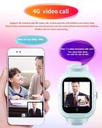 Ceas Smartwatch pentru Copii, sim 4G, GPS, jocuri video, pentru fete si baieti, DF55