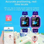 Ceas smartwatch pentru copii, ecran tactil, urmarire GPS, rezistenta IP67, S12