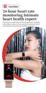 Ceas Smartwatch pentru femei, display 1.45 inch, functii sanatate, calorii, pasi, ritm cardiac, model ZX19