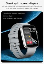 Ceas Smartwatch D06, cu Moduri sportive, Functii sanatate, Monitorizare somn, Memento sedentar, Alarma, Istoric apeluri