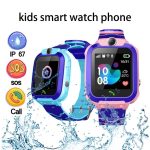 Ceas smartwatch pentru copii, ecran tactil, urmarire GPS, rezistenta IP67, S12