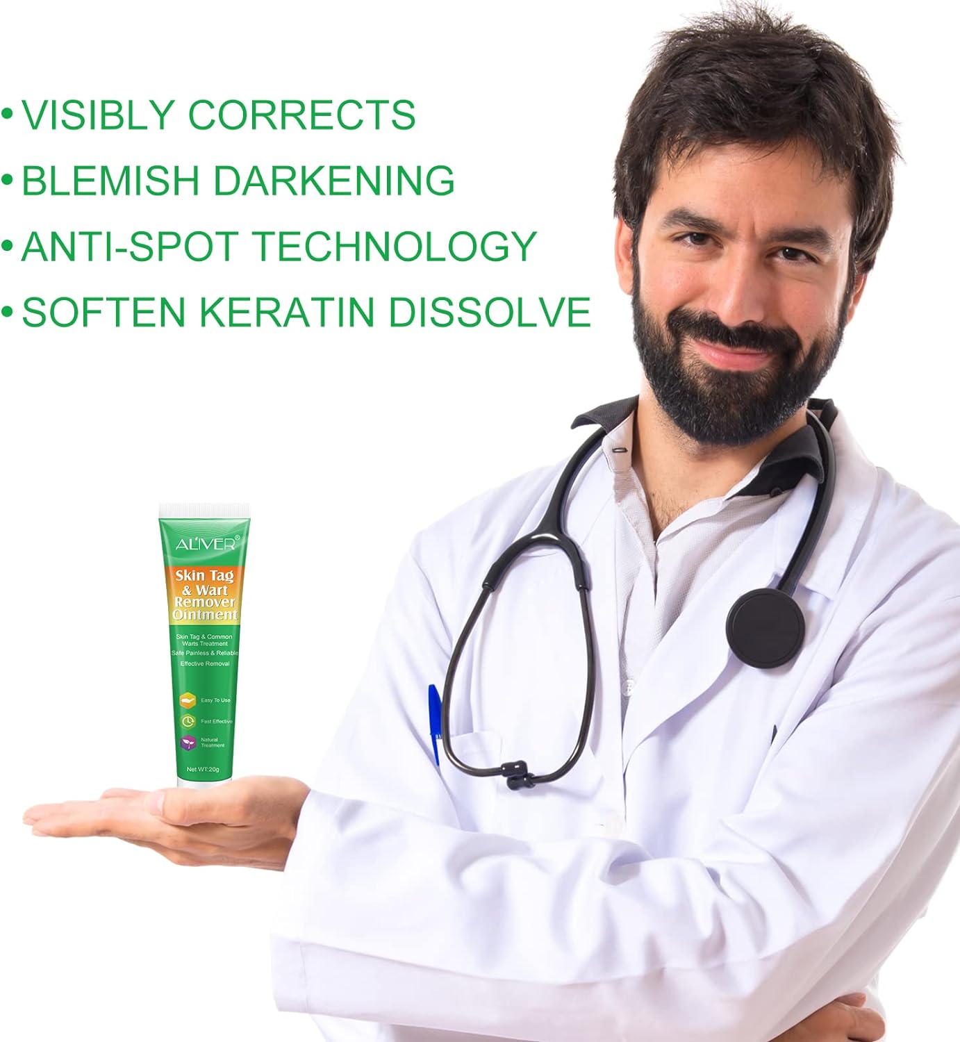 Crema pentru indepartarea negilor si alunitelor , 20 gr. Aliver Crema pentru indepartarea negilor si alunitelor , 20 gr. Aliver