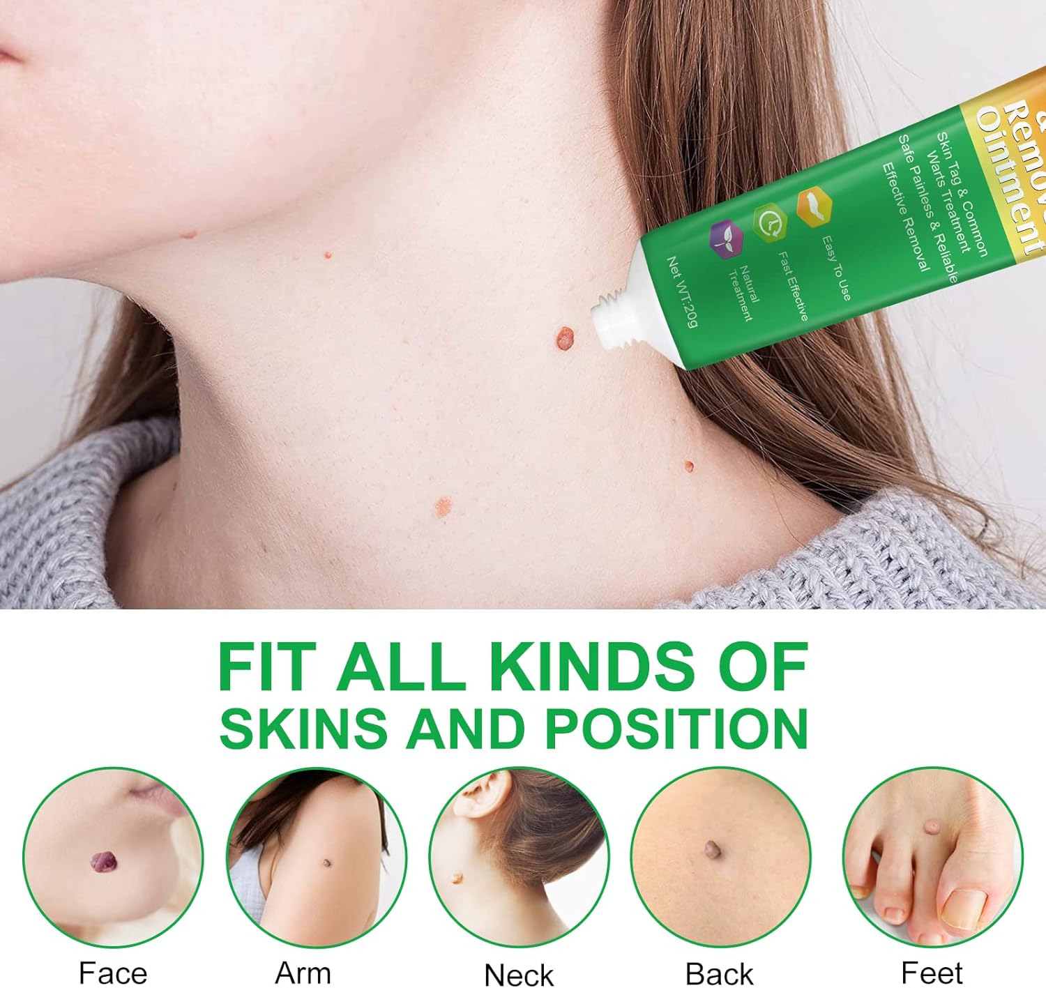 Crema pentru indepartarea negilor si alunitelor , 20 gr. Aliver Crema pentru indepartarea negilor si alunitelor , 20 gr. Aliver