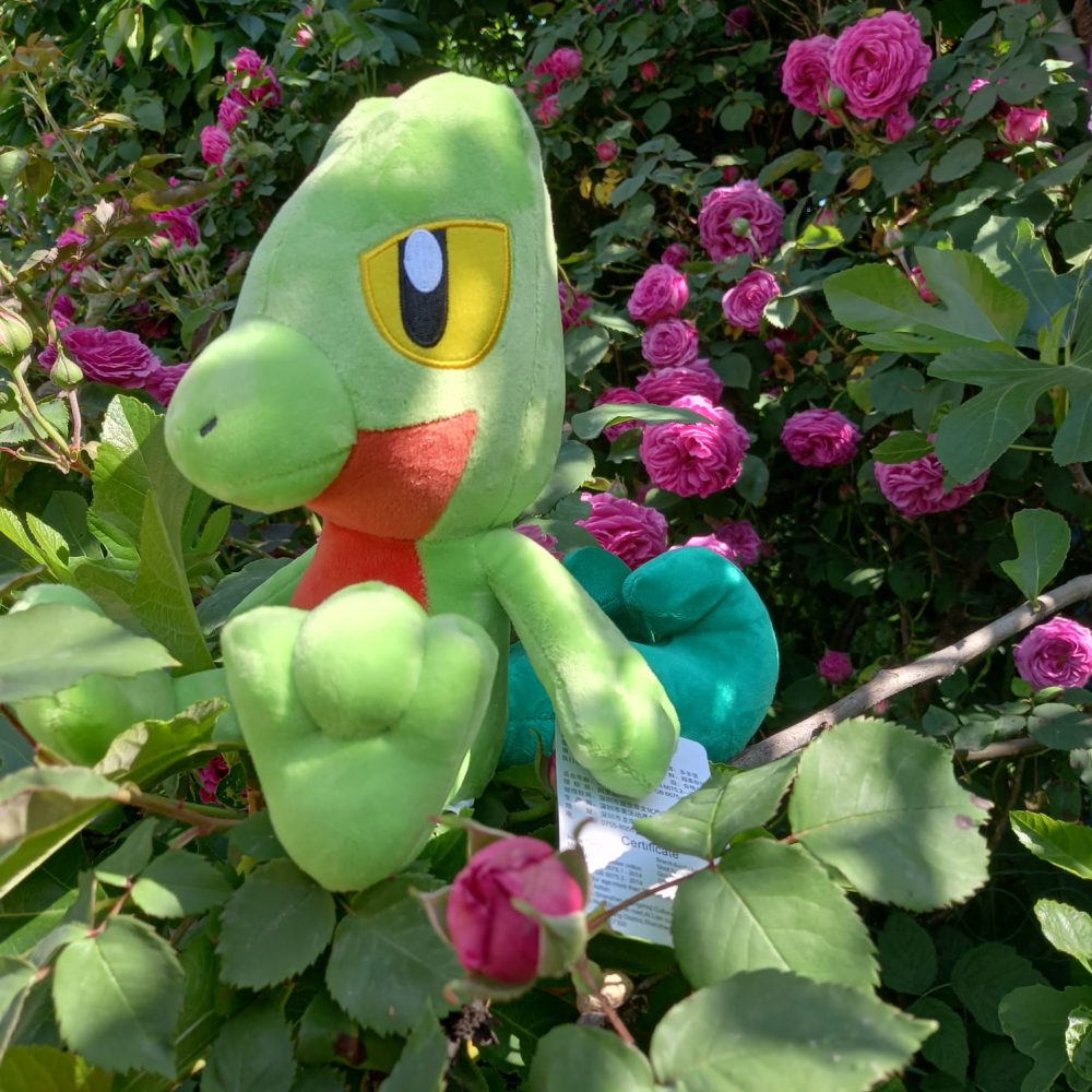 Figurina de plus Pokemon Treecko, 28 cm
