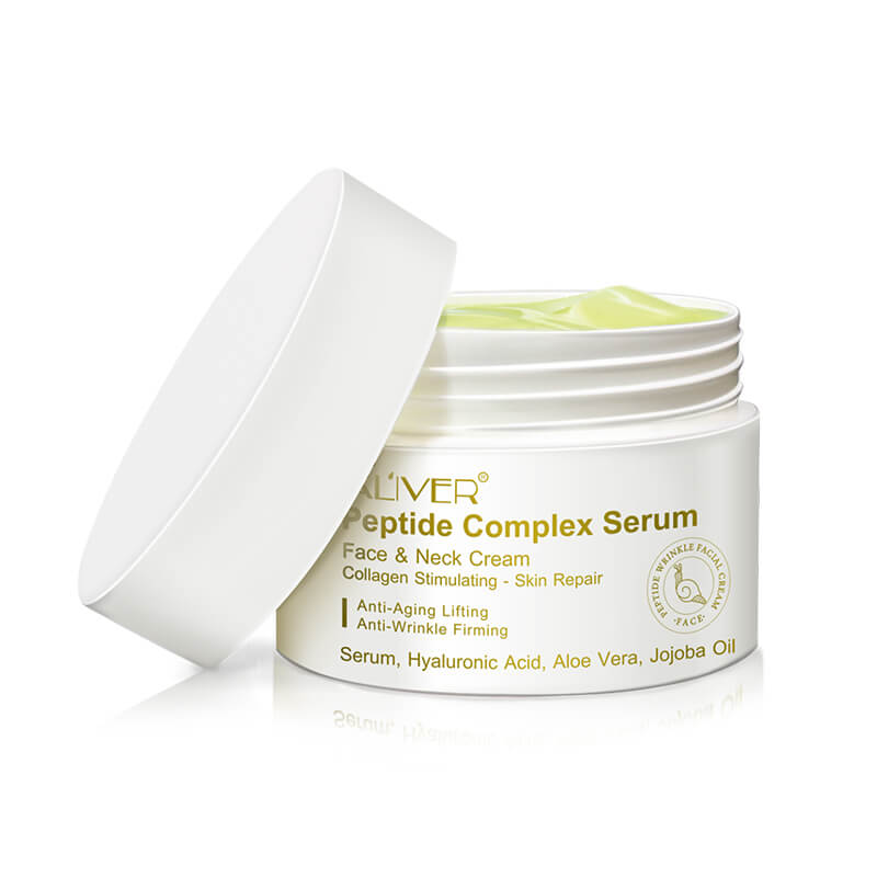 Crema cu complex de peptide, pentru corp, fata si gat, 30 gr, Aliver Crema cu complex de peptide pentru corp fata si gat 30 gr Aliver 1