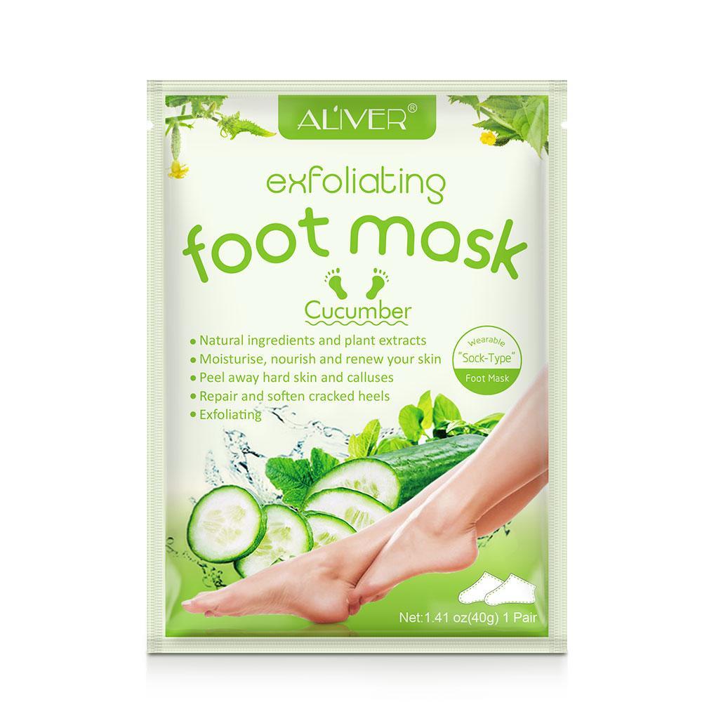 Masca Exfolianta cu Castravete pentru Picioare, 1 buc, Aliver Masca Exfolianta cu Castravete pentru Picioare 1 buc Aliver 1