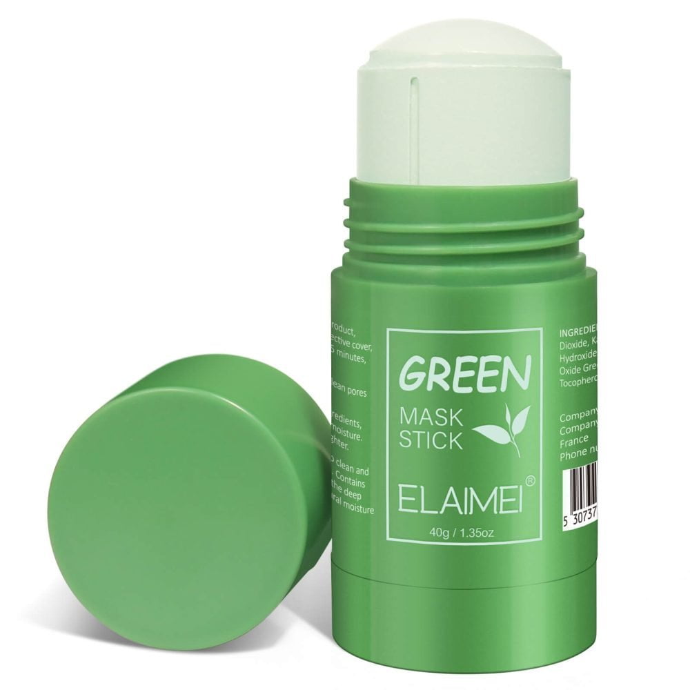 Masca faciala din argila si ceai verde purificatoare curata pielea hidrateaza 40 gr Elaimei 2