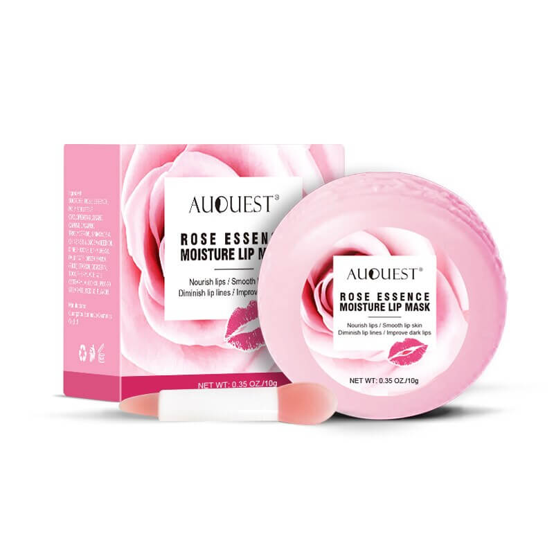 Balsam hranitor pentru buze, cu esenta de trandafir, 10 gr, Auquest Masca hranitoare pentru buze cu esenta de trandafir 10 gr Auquest 1
