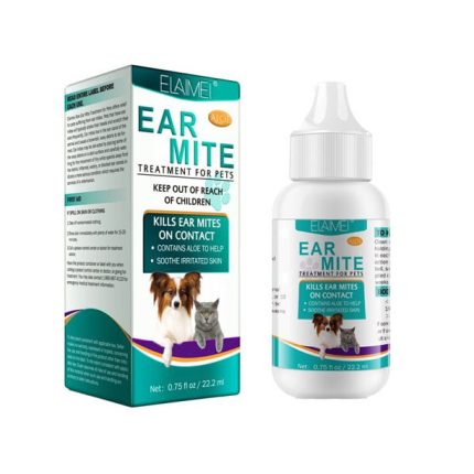 Tratament pentru curatarea urechilor, elimina acarienii, anti-mancarime, 22,2 ml, Elaimei