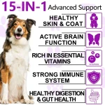 Multivitamine  Oimmal 15 in1 , pentru  caini , 375 gr.