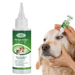 Picaturi de ochi pentru animale, scapa de conjuctivita si curata globul ocular, 60 ml, Elaimei