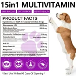 Multivitamine  Oimmal 15 in1 , pentru  caini , 375 gr.