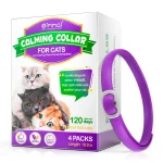 Pachet de 4 zgarde calmante cu feromoni pentru pisici , Oimmal, +cadou surpriză