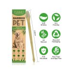 Periute de dinti, eco friendly din bambus, pentru animale de companie, din bambus, 3 buc/set, Elaimei, 2 buc. la preț de 1