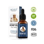 Ulei de Canabis (Canepa) Medicinal – CBD, pentru animale, 100% Natural, 1500 mg, Aliver