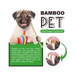 Periute de dinti, eco friendly din bambus, pentru animale de companie, din bambus, 3 buc/set, Elaimei, 2 buc. la preț de 1