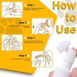 Sampon Spuma fara clatire, cu perie de silicon pentru curatarea labutelor, Oimmal Paw Cleaner
