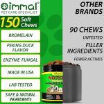 Oimmal, NOO POO , descurajarea consumului de scaun, probiotice masticabile moi pentru câini