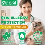 Pachet de 4 zgarde antiparazitare pentru pisici , Oimmal, +  cadou surpriză
