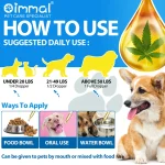 Ulei de canepa pentru caini și pisici , 60 ml , Oimmal, 2 buc la preț de 1