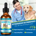 Ulei de canepa pentru caini și pisici , 60 ml , Oimmal, 2 buc la preț de 1
