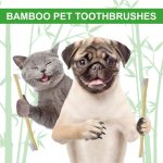 Periute de dinti, eco friendly din bambus, pentru animale de companie, din bambus, 3 buc/set, Elaimei, 2 buc. la preț de 1