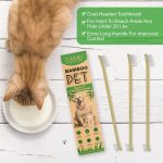 Periute de dinti, eco friendly din bambus, pentru animale de companie, din bambus, 3 buc/set, Elaimei, 2 buc. la preț de 1