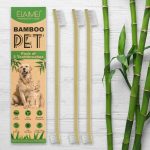 Periute de dinti, eco friendly din bambus, pentru animale de companie, din bambus, 3 buc/set, Elaimei, 2 buc. la preț de 1